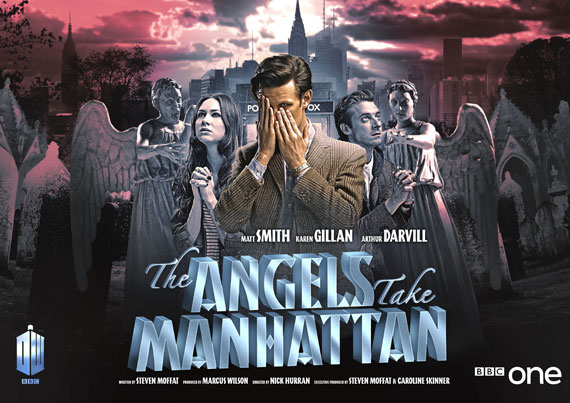 poster promocional de The Angels Take Manhattan