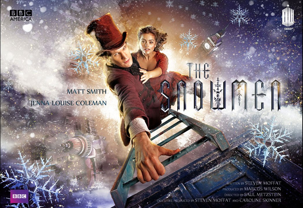 Doctor Who poster promocional de The Snowmen el especial navidad del 2012