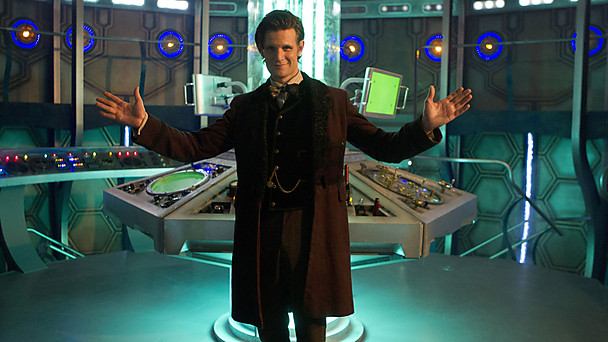 El Doctor y el nuevo interior de la TARDIS