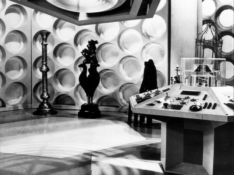 interior de la TARDIS en la era Hartnell