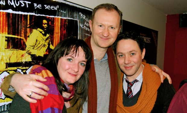 Caroline Skinner, Mark Gatiss y Reece Shearsmith