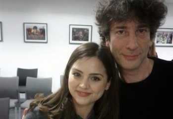 Neil Gaiman y Jenna Louise Coleman