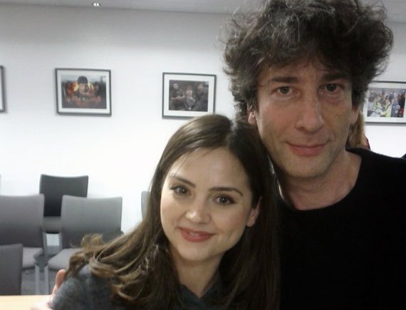 Neil Gaiman y Jenna Louise Coleman