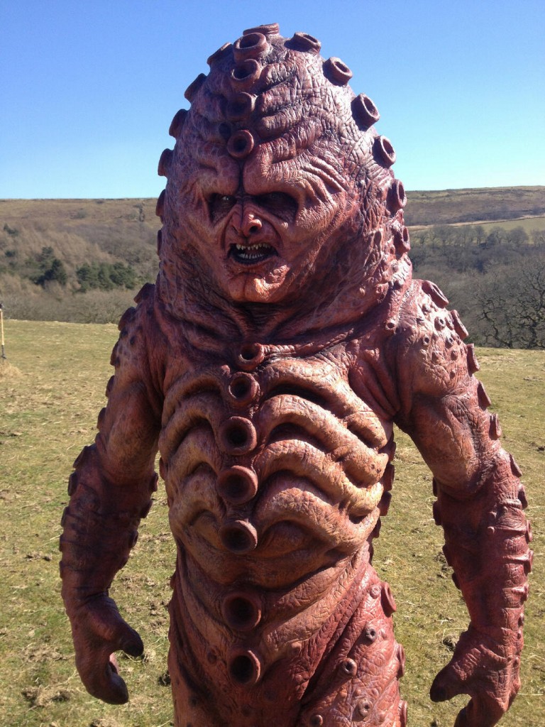 BBC ha publicado una foto del zygon en cuestión que se ha hecho en el rodaje de hoy. 