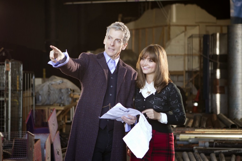 doctor who-peter capaldi-jenna coleman-rodaje temporada 8