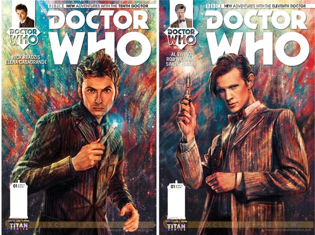 doctor-who-primeras portadas-titan comics- Undécimo décimo-doctor