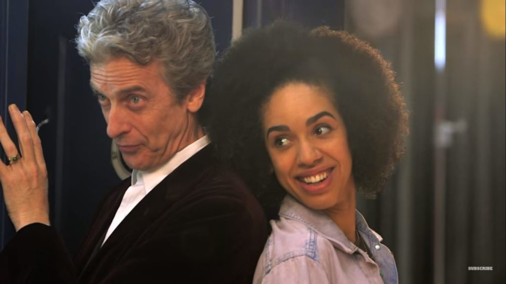 Peter Capaldi y Pearl Mackie